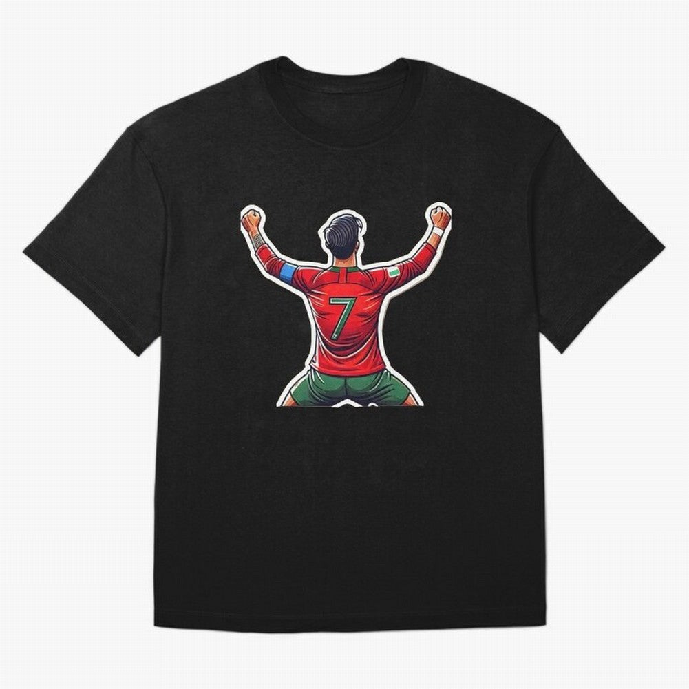 Ronaldo 7 Oversized T-Shirt Honor the FIFA World Cup 2026 Journey through Haaland Highlights, England, France and Netherlands Pride, Football Passion, Legendary Performances, Festival Vibes and Supporter Community; Ideal for Passionate Fans Who