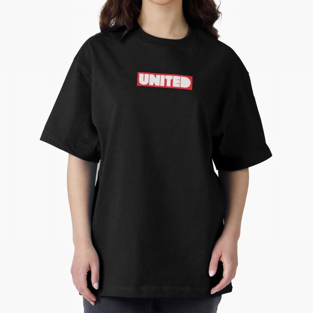 Manchester United - United Oversized T-Shirt Stand with Global Football Passion for FIFA World Cup 2026, Featuring Haaland, Spain and Netherlands, Sports Nostalgia, International Competition, Famous Players and Unforgettable Victories; Made for Die