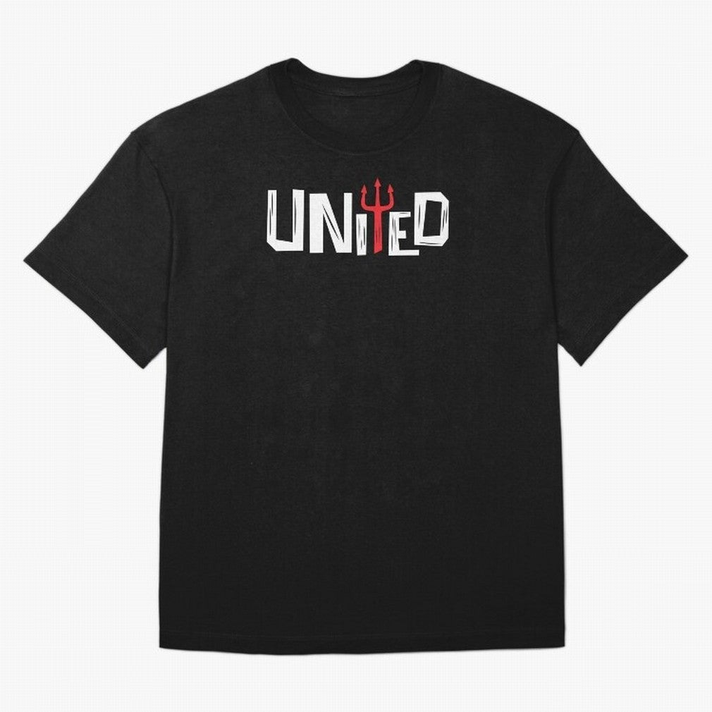 Manchester United - United Typography Oversized T-Shirt Relive FIFA World Cup 2026 Group Stage Made for Mbappe, Spain and Netherlands Energy, Football Festival Excitement, Trophy Ambitions, Country Rivalries and Star Player Buzz; Created for Match
