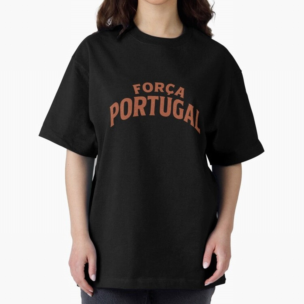 Vintage For?a Portugal Emblem ¨C Portuguese Football Fan Design Oversized T-Shirt Back the Journey through Match Day Hype around FIFA World Cup 2026, Mbappe and Neymar, Spain, Retro Football Energy, Iconic Rivalries, Trophy Chase Drama and Stadium