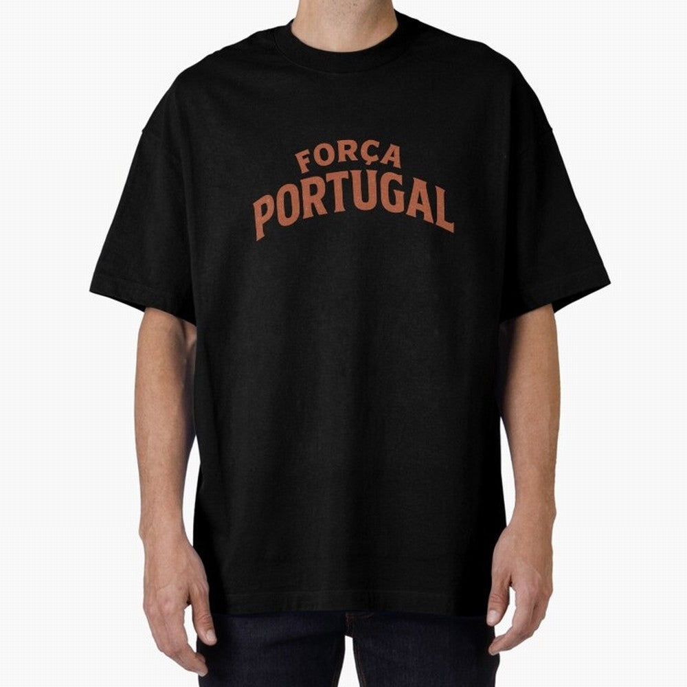 Vintage For?a Portugal Emblem ¨C Portuguese Football Fan Design Oversized T-Shirt Back the Journey through Match Day Hype around FIFA World Cup 2026, Mbappe and Neymar, Spain, Retro Football Energy, Iconic Rivalries, Trophy Chase Drama and Stadium
