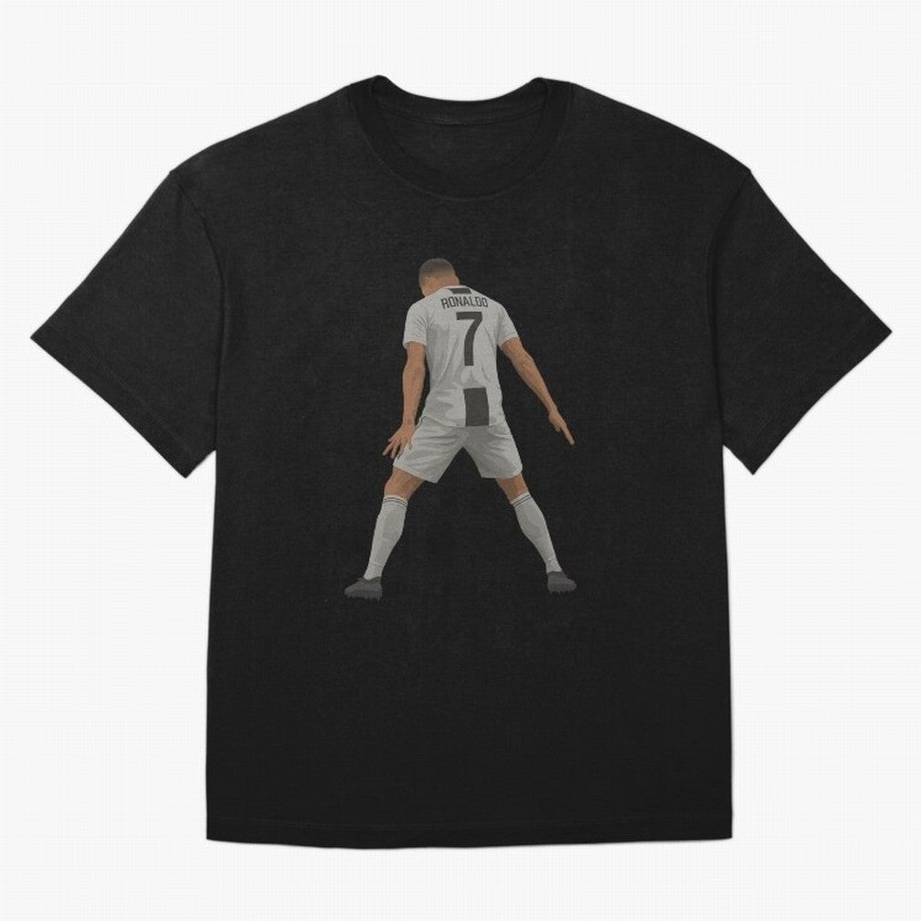 Cristiano Ronaldo Iconic Celebration Oversized T-Shirt Honor the Beautiful Game during FIFA World Cup 2026 for Fans of Messi and England, Bringing Soccer Culture, Superstar Moments, National Team Dreams and Competitive Fire; Perfect for Fans,