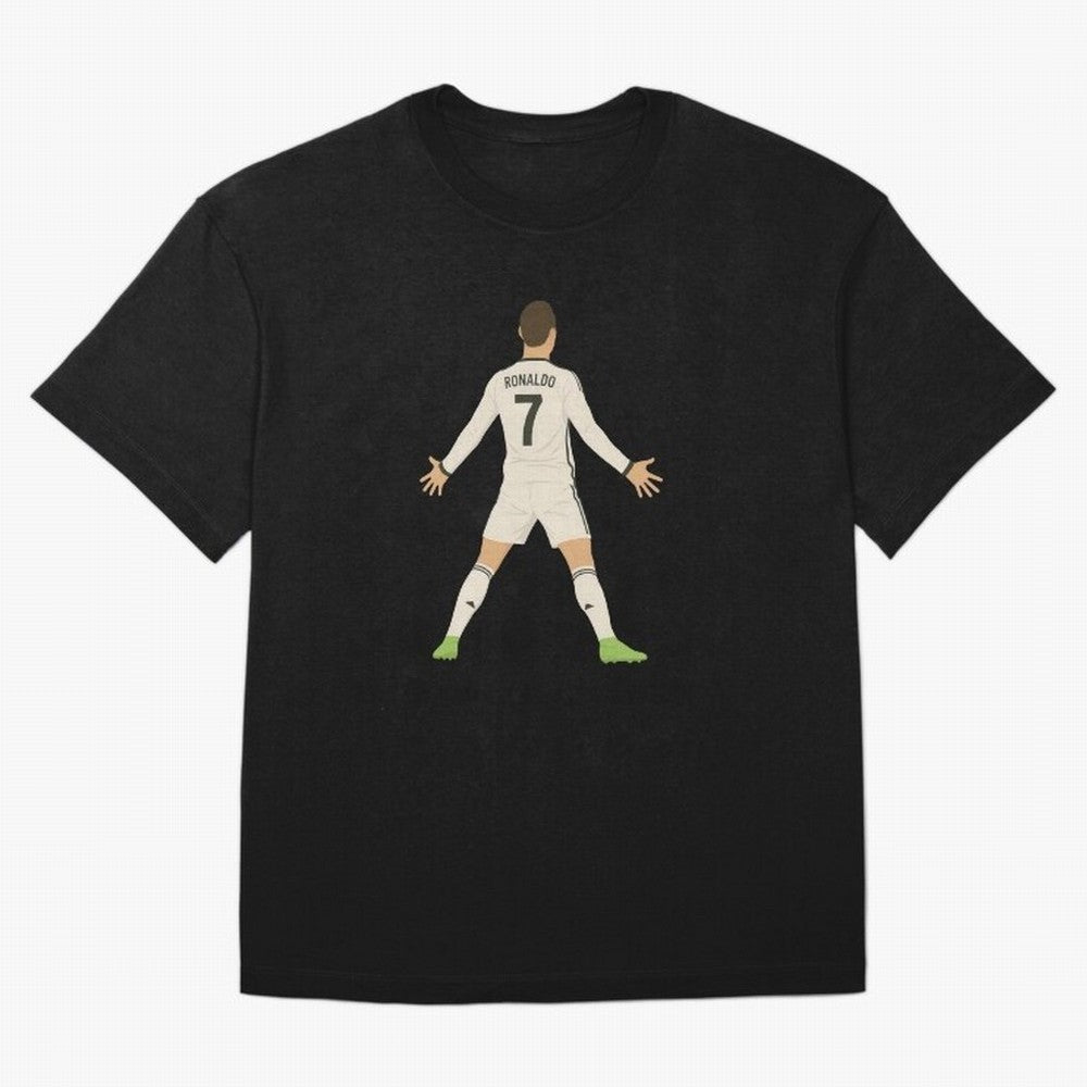 Cristiano Ronaldo Iconic Celebration Oversized T-Shirt Bring Retro Soccer Energy to Match Day Hype around FIFA World Cup 2026 USA Canada Mexico, Haaland and Mbappe, England, Global Supporter Spirit, Legendary Goals, National Colors and Tournament