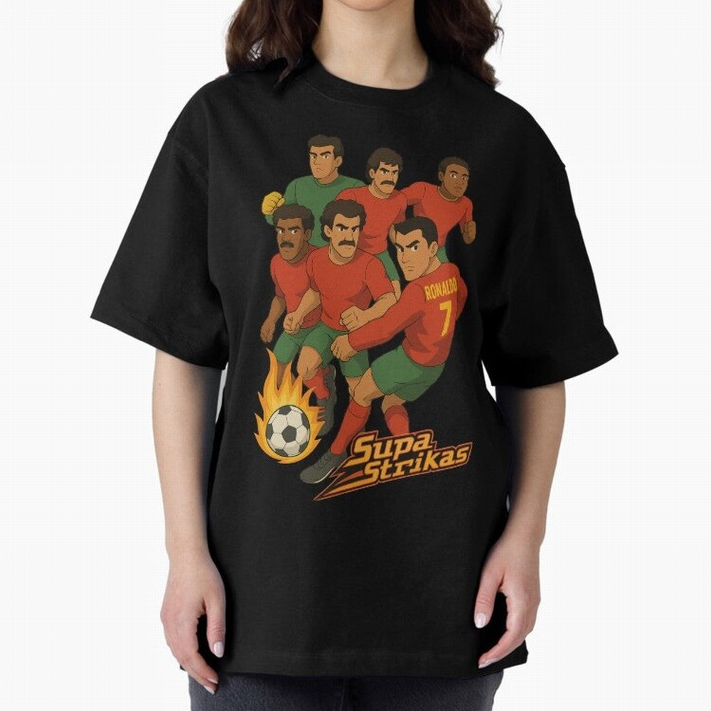 Supastrikas Portugal Team Version Oversized T-Shirt Bring a Champion Mindset to FIFA World Cup 2026 USA Canada Mexico Featuring Neymar, Argentina and Brazil Energy, Game Day Rituals, Football Legends, Country Pride and the Road to the Final; Made