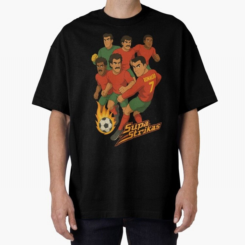 Supastrikas Portugal Team Version Oversized T-Shirt Bring a Champion Mindset to FIFA World Cup 2026 USA Canada Mexico Featuring Neymar, Argentina and Brazil Energy, Game Day Rituals, Football Legends, Country Pride and the Road to the Final; Made