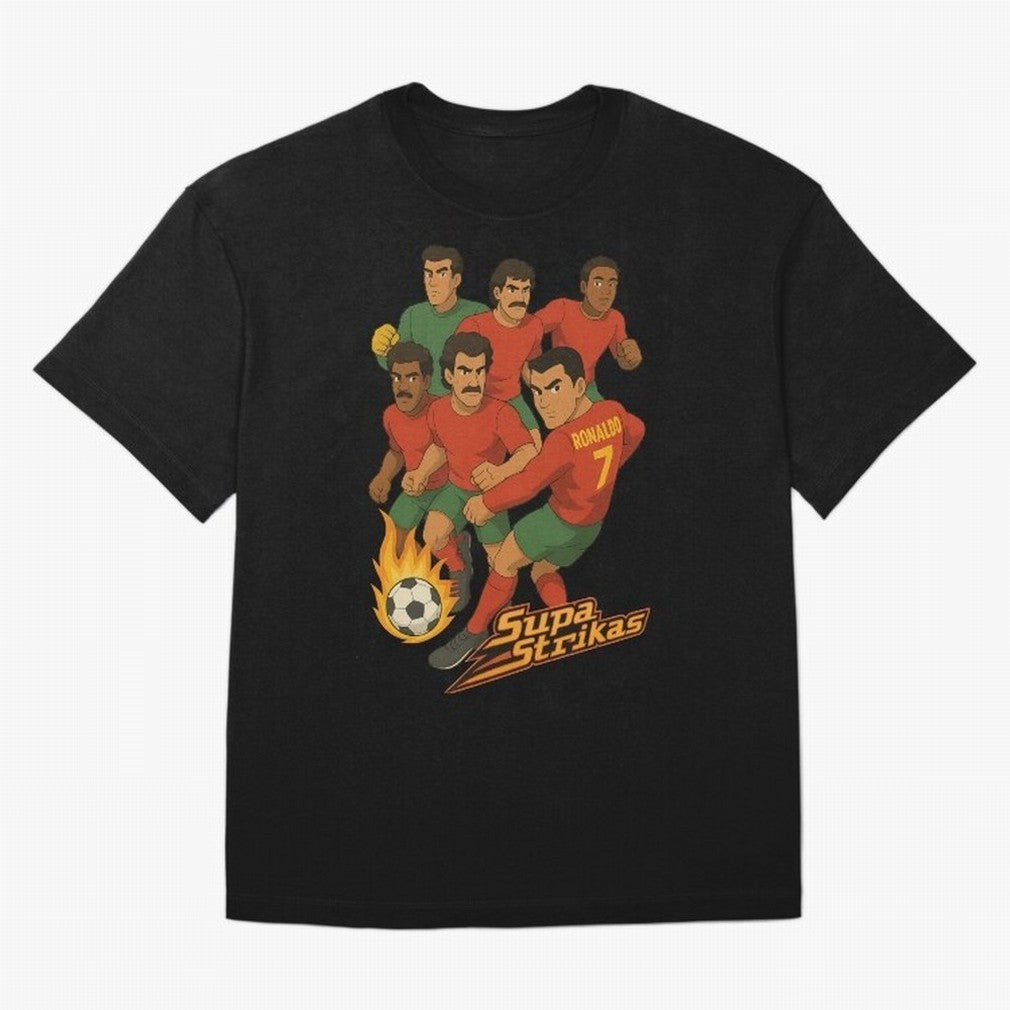 Supastrikas Portugal Team Version Oversized T-Shirt Bring a Champion Mindset to FIFA World Cup 2026 USA Canada Mexico Featuring Neymar, Argentina and Brazil Energy, Game Day Rituals, Football Legends, Country Pride and the Road to the Final; Made