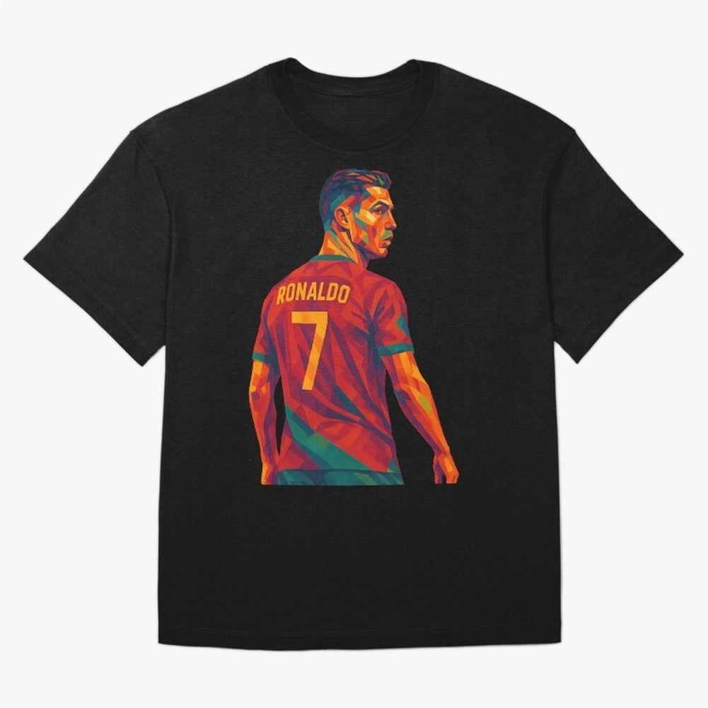 Cristiano Ronaldo Oversized T-Shirt Celebrate Soccer Greatness during Global Football Passion for FIFA World Cup 2026 USA Canada Mexico, Inspired by Cristiano Ronaldo, Haaland and CR7, England and Germany, Worldwide Fan Energy, Dramatic Goals,
