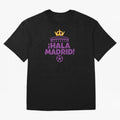 Hala Madrid Oversized T-Shirt Feel International Energy from FIFA World Cup 2026 for Fans of CR7 and Spain, Bringing Game Day Rituals, Football Legends, Country Pride and the Road to the Final; Made for Die Hard Supporters, Soccer Lovers, Game Day