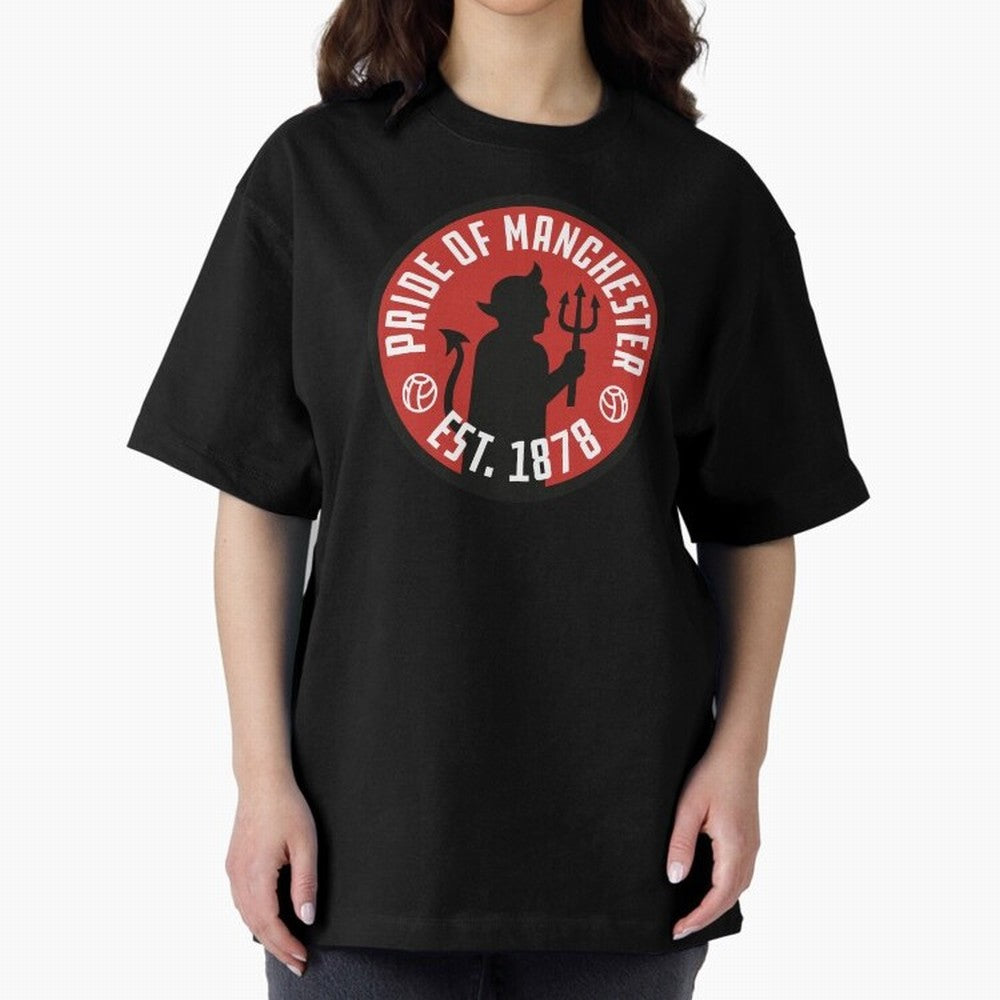 Pride of Manchester United Oversized T-Shirt Carry the Dream of the FIFA World Cup 2026 USA Canada Mexico Journey through Cristiano Ronaldo Highlights, Argentina and Brazil Pride, Worldwide Fan Energy, Dramatic Goals, Stadium Lights and