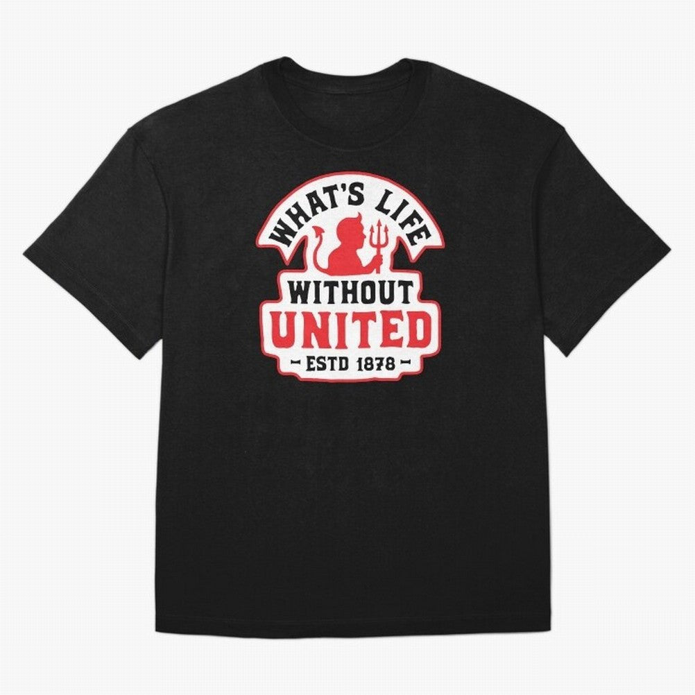 What's Life Without Manchester United Oversized T-Shirt Relive Legendary Nights from the FIFA World Cup 2026 Group Stage Journey through Cristiano Ronaldo Highlights, France and Portugal Pride, Tournament Hype, Historic Matchups, Family Viewing