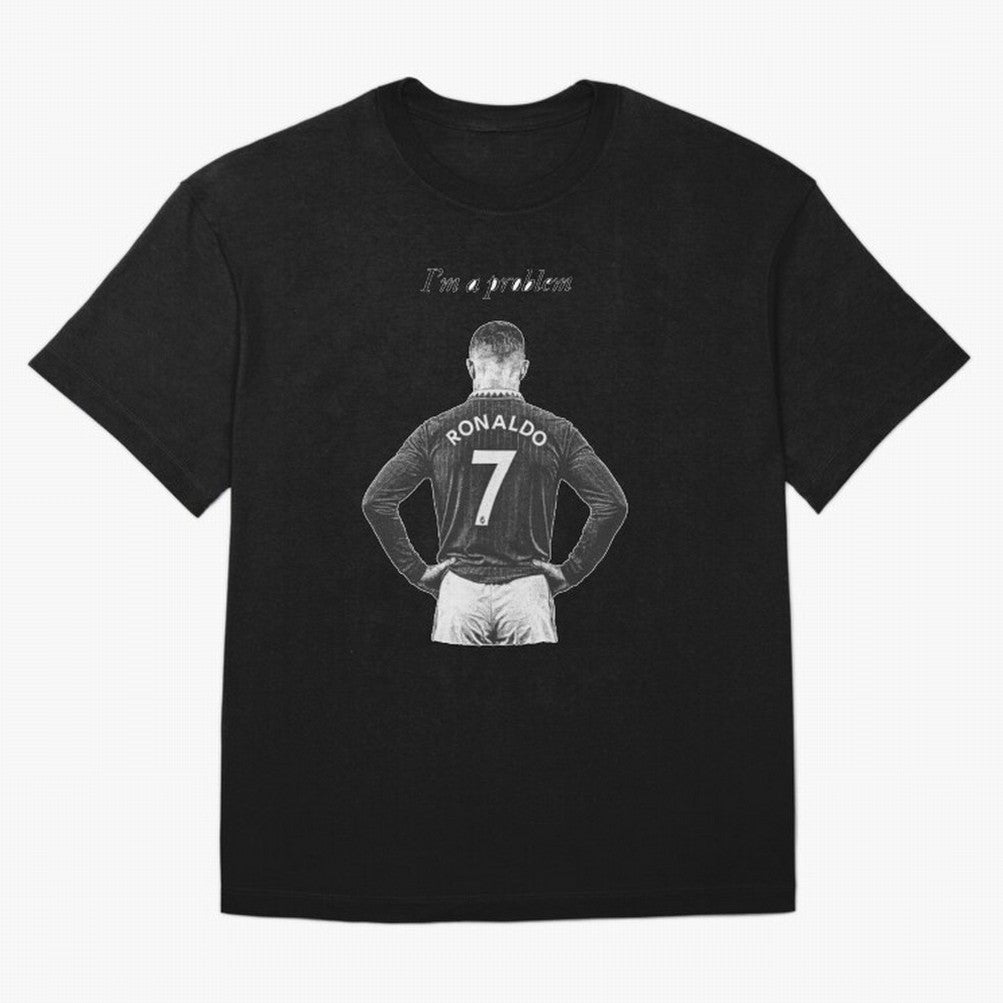 Ronaldo Problem Oversized T-Shirt Bring Home Match Day Hype around FIFA World Cup 2026, Messi and Cristiano Ronaldo, France and Portugal, Supporter Pride, Iconic Celebrations, Legendary Names and Global Match Day Energy; Great for Supporters Who