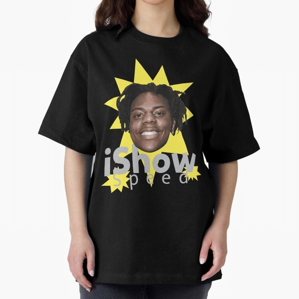 Ishowspeed Oversized T-Shirt Feel the Heartbeat of Match Day Hype around FIFA World Cup 2026, Haaland, Netherlands, Football History, Final Match Energy, Crowd Noise and Once in a Lifetime Moments; Created for Match Day Parties, Soccer Gifts, Fan
