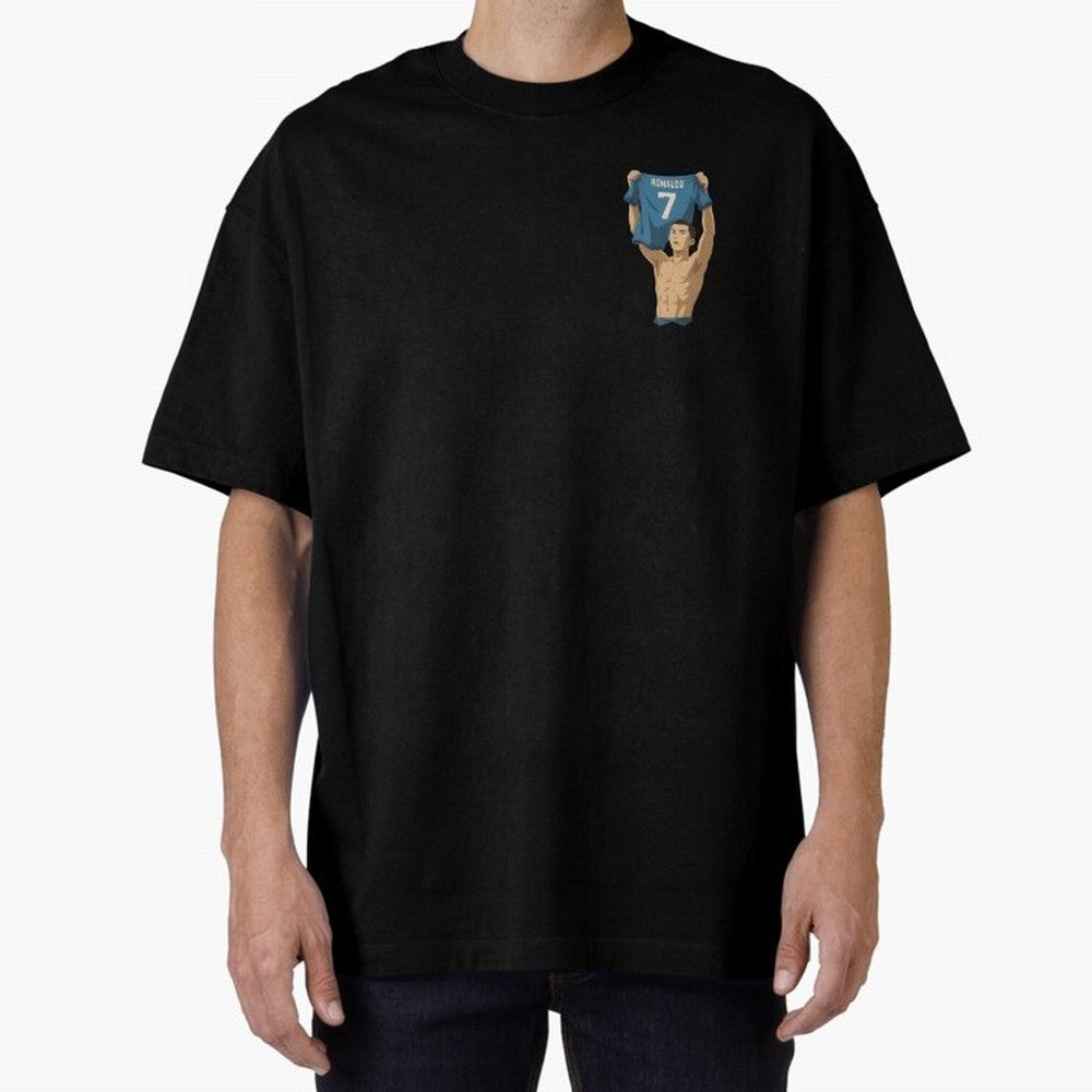 Cristiano Ronaldo ¨C Bicycle Kick vs Juventus | UCL 2018 | Ghibli Style | Number 7 Oversized T-Shirt Honor the Football Icons of Global Football Passion for FIFA World Cup 2026 USA Canada Mexico, Connected to Cristiano Ronaldo, Netherlands,
