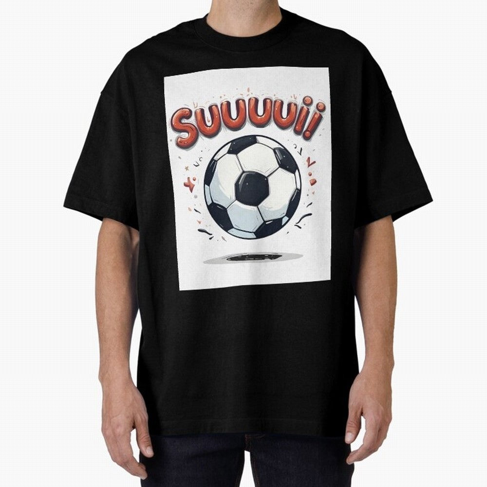 Suuuuii! CR7 Celebration Oversized T-Shirt Turn Every Weekend Toward the FIFA World Cup 2026 Journey through Cristiano Ronaldo Highlights, Germany Pride, Fan Favorite Moments, National Team Passion, Big Match Drama and Soccer History; Perfect for