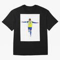 Cristiano Ronaldo Al Nassr Football Oversized T-Shirt Live for the Drama of Global Football Passion for FIFA World Cup 2026 Group Stage, Featuring Haaland and Mbappe, England, Football Passion, Legendary Performances, Festival Vibes and Supporter