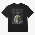 CR7 The Goat Poster Oversized T-Shirt Experience the Global Stage of FIFA World Cup 2026 USA Canada Mexico Spirit, Built around Spain, Neymar, Haaland and Cristiano Ronaldo, Global Supporter Spirit, Legendary Goals, National Colors and Tournament