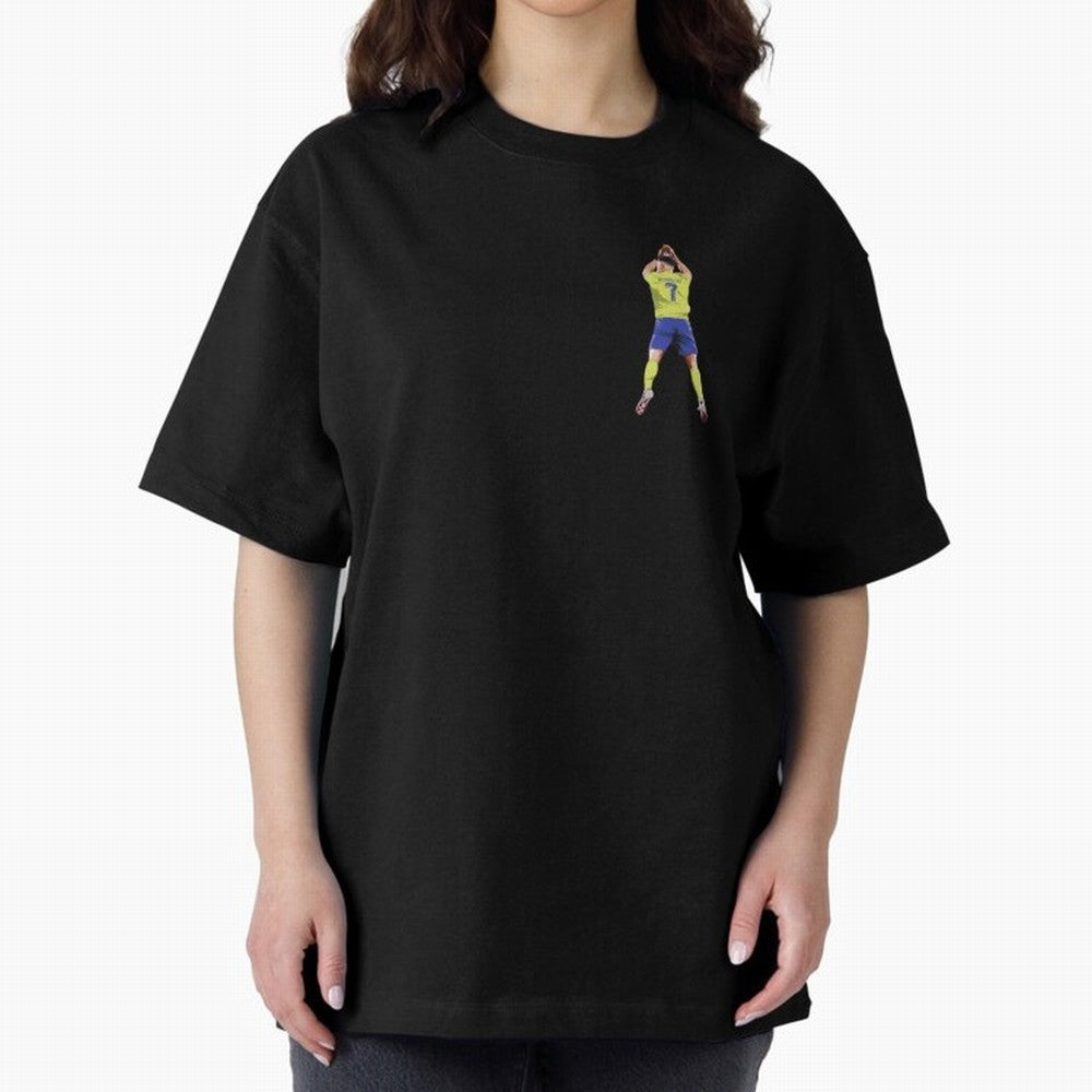 cristiano ronaldo Oversized T-Shirt Fuel the Hype around FIFA World Cup 2026 Group Stage Spirit, with France and Portugal, Messi, Neymar and Mbappe, Vintage Soccer Flavor, Modern Football Stars, National Flags and Final Night Emotion; Made for