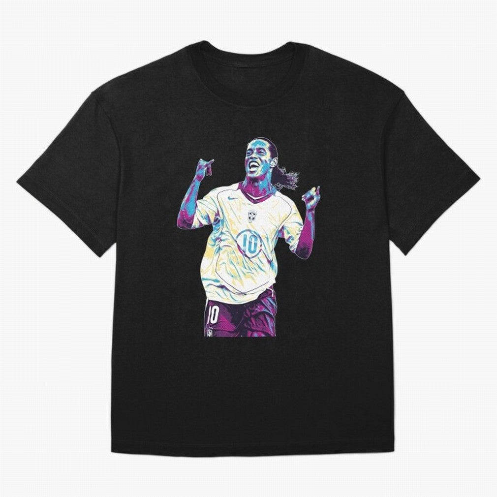 Ronaldinho brazil team Oversized T-Shirt Celebrate Football Dreams Across FIFA World Cup 2026 USA Canada Mexico Driven by Messi, England Energy, Game Day Rituals, Football Legends, Country Pride and the Road to the Final; Created for Match Day