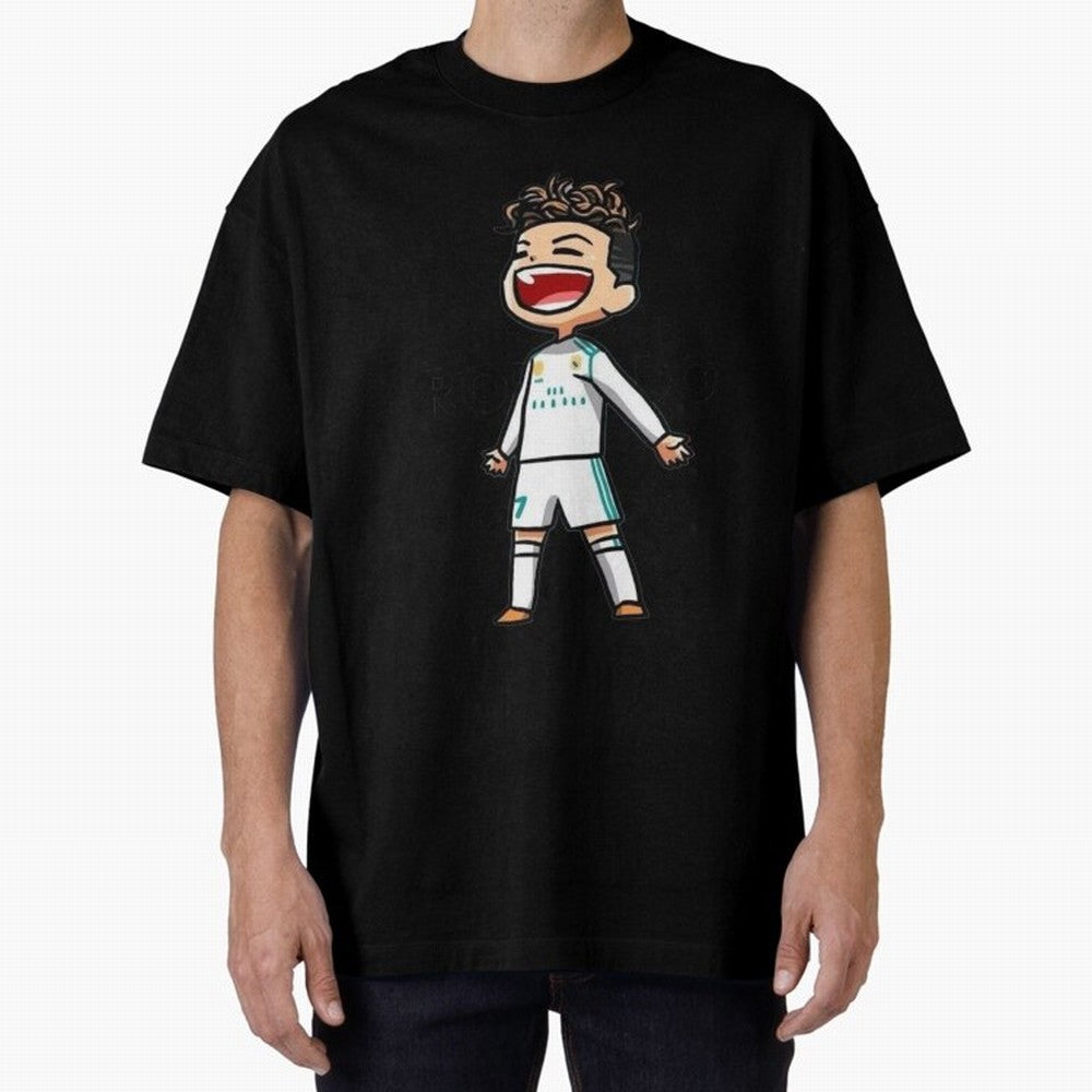 RONALDO Oversized T-Shirt Step into FIFA World Cup 2026 Group Stage for Fans of CR7 and Messi and Brazil, Bringing Fan Favorite Moments, National Team Passion, Big Match Drama and Soccer History; Ideal for Passionate Fans Who Love Underdog Stories,