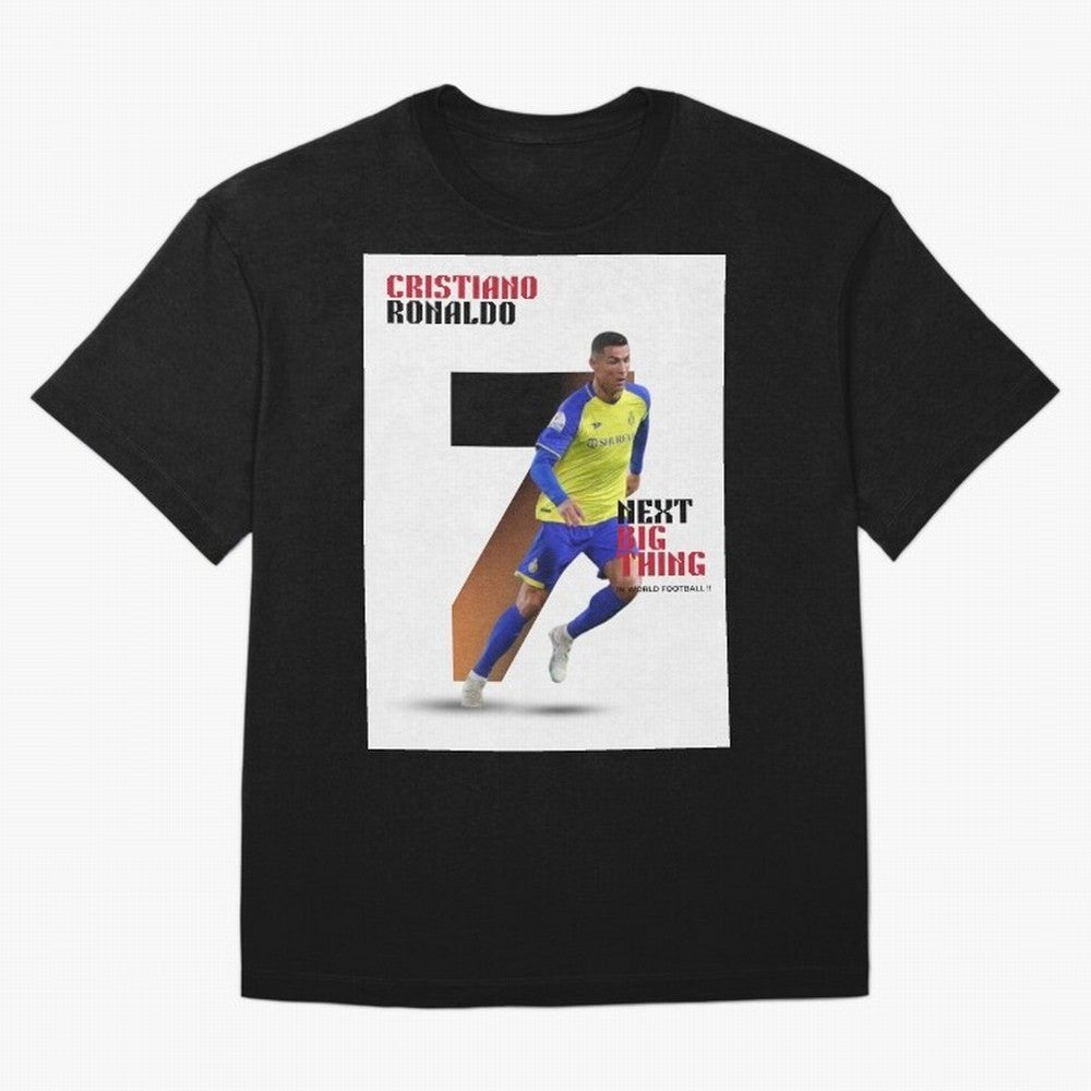 Cristiano Ronaldo (CR7) Oversized T-Shirt Represent Match Day Hype around FIFA World Cup 2026 Group Stage, Mbappe, Brazil, Portugal and Argentina, Goal Celebration Energy, Supporter Heritage, Football Icons and Worldwide Tournament Joy; Great for