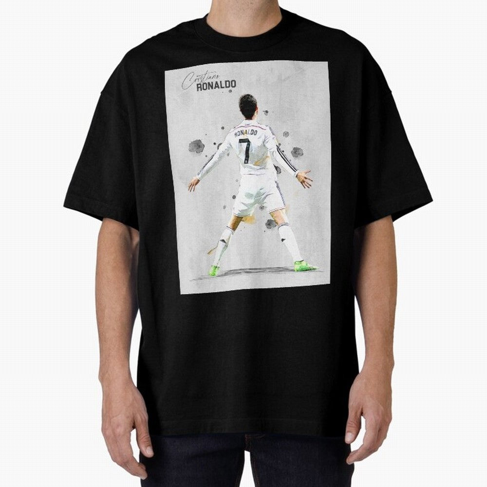 RM Legend Player Ronaldo Oversized T-Shirt Show Passion for the Stars of FIFA World Cup 2026 USA Canada Mexico Made for Messi, CR7 and Mbappe, Netherlands Energy, Match Day Excitement, Supporter Culture, Golden Goals and Global Football Passion;