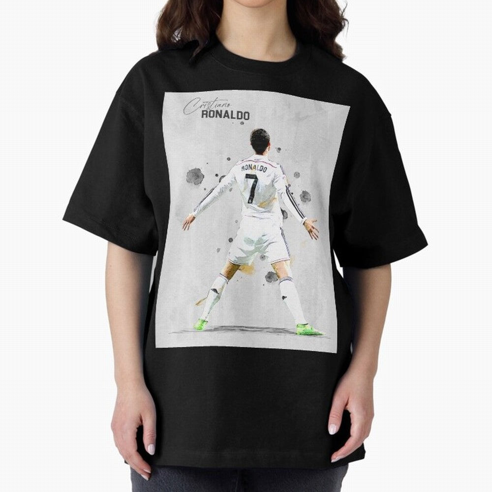 RM Legend Player Ronaldo Oversized T-Shirt Show Passion for the Stars of FIFA World Cup 2026 USA Canada Mexico Made for Messi, CR7 and Mbappe, Netherlands Energy, Match Day Excitement, Supporter Culture, Golden Goals and Global Football Passion;