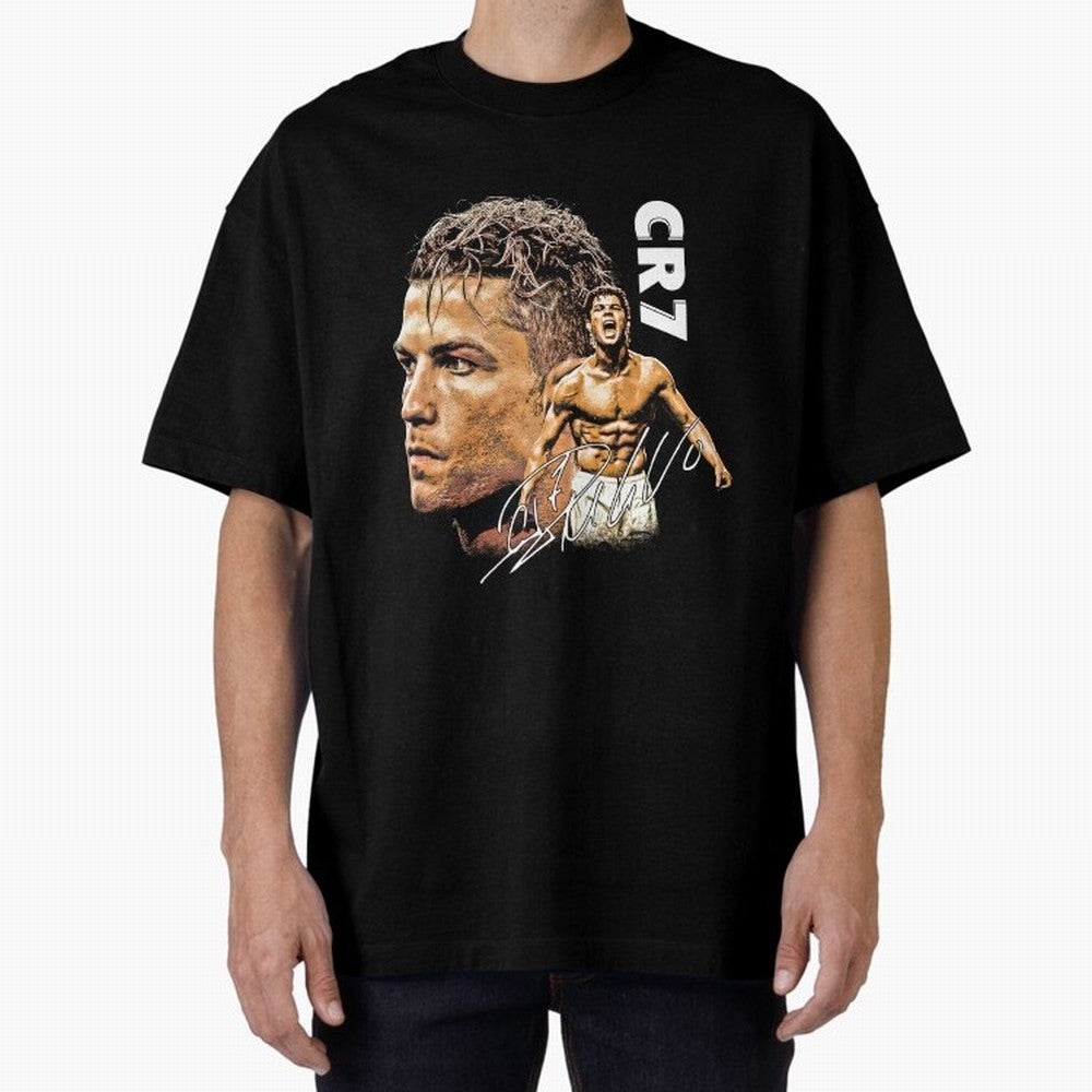 Cristiano Ronaldo Football Legend T-Shirt Oversized T-Shirt Bring a Champion Mindset to FIFA World Cup 2026 USA Canada Mexico for Fans of CR7 and Messi and Argentina, Bringing Vintage Soccer Flavor, Modern Football Stars, National Flags and Final