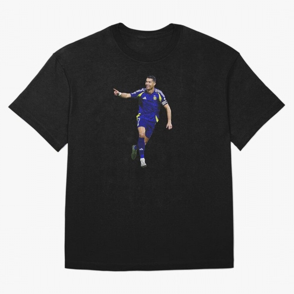 Cristiano Ronaldo Oversized T-Shirt Follow the Road to FIFA World Cup 2026 USA Canada Mexico Spirit, with Brazil, Mbappe, Football Passion, Legendary Performances, Festival Vibes and Supporter Community; Great for Watch Parties, Sports Bars, Family