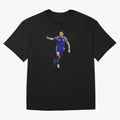 Cristiano Ronaldo Oversized T-Shirt Follow the Road to FIFA World Cup 2026 USA Canada Mexico Spirit, with Brazil, Mbappe, Football Passion, Legendary Performances, Festival Vibes and Supporter Community; Great for Watch Parties, Sports Bars, Family