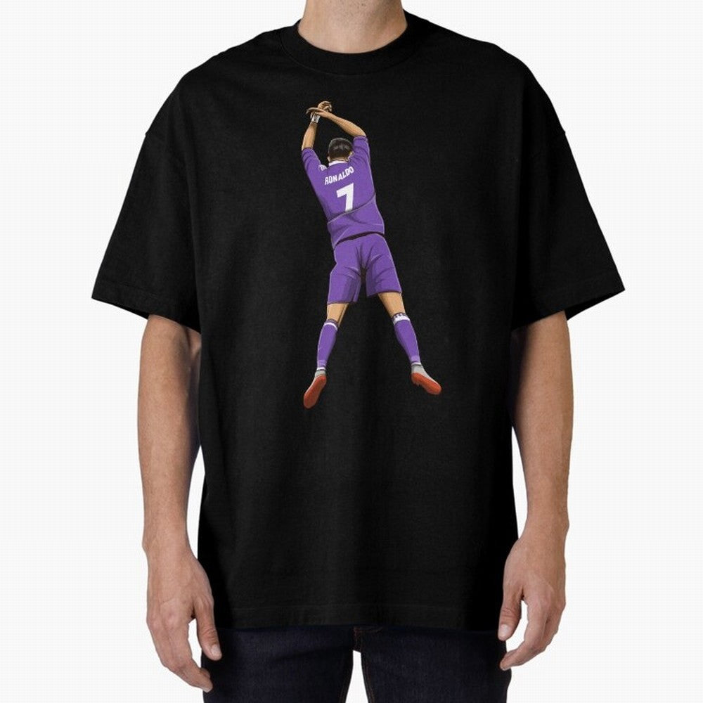 Cristiano Ronaldo Oversized T-Shirt Get Ready for FIFA World Cup 2026 Highlighting Messi, Brazil Energy, Stadium Memories, Football Loyalty, International Chants and Championship Tradition; Created for Match Day Parties, Soccer Gifts, Fan Photos,