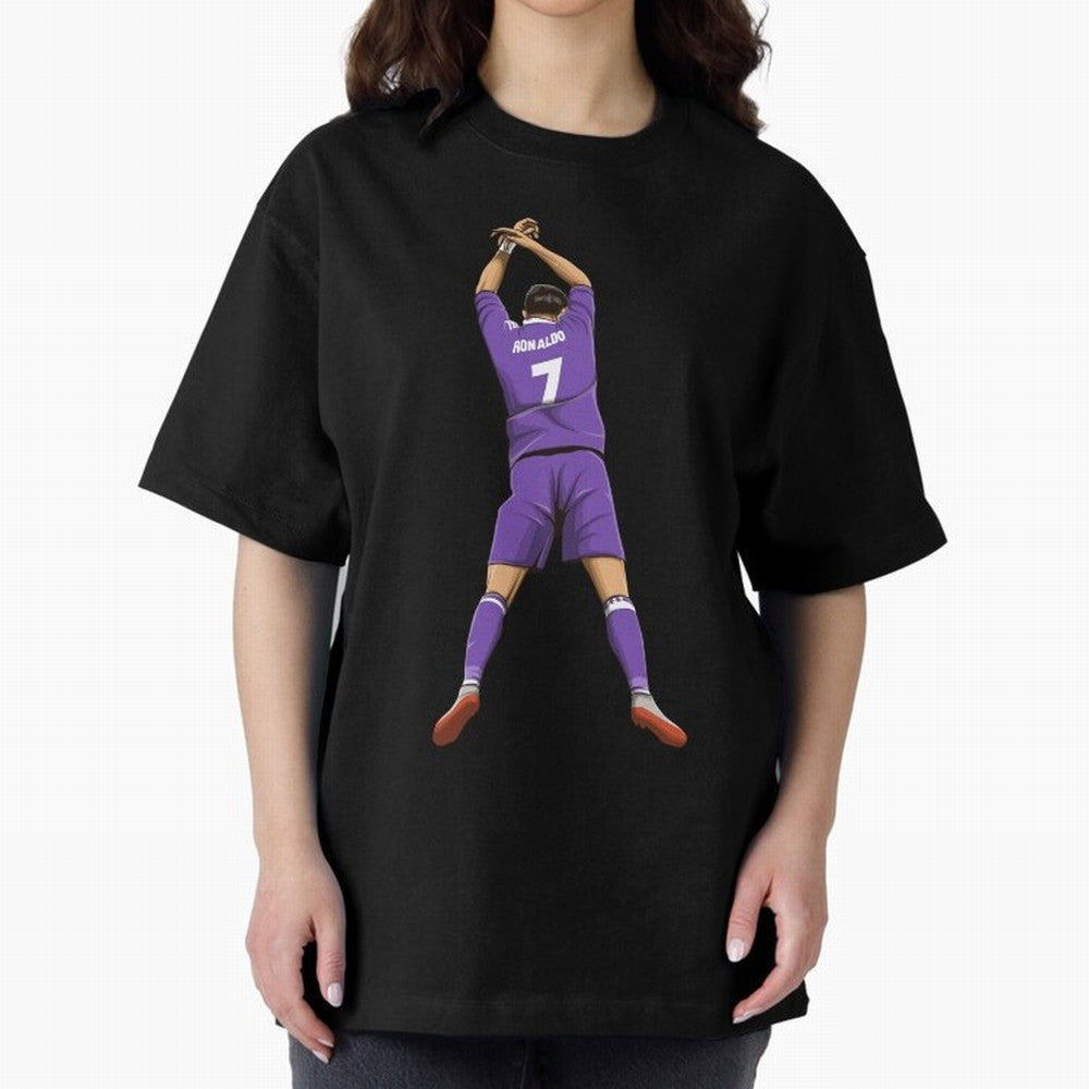 Cristiano Ronaldo Oversized T-Shirt Get Ready for FIFA World Cup 2026 Highlighting Messi, Brazil Energy, Stadium Memories, Football Loyalty, International Chants and Championship Tradition; Created for Match Day Parties, Soccer Gifts, Fan Photos,