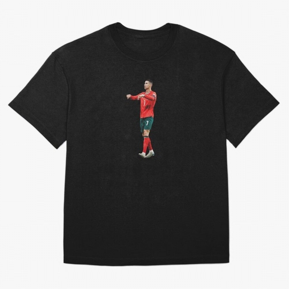 Cristiano Ronaldo siuuuuuu Oversized T-Shirt Celebrate Soccer Greatness during the FIFA World Cup 2026 USA Canada Mexico Journey through Cristiano Ronaldo Highlights, France and Portugal Pride, Classic Soccer Heritage, Championship Pressure, Fan