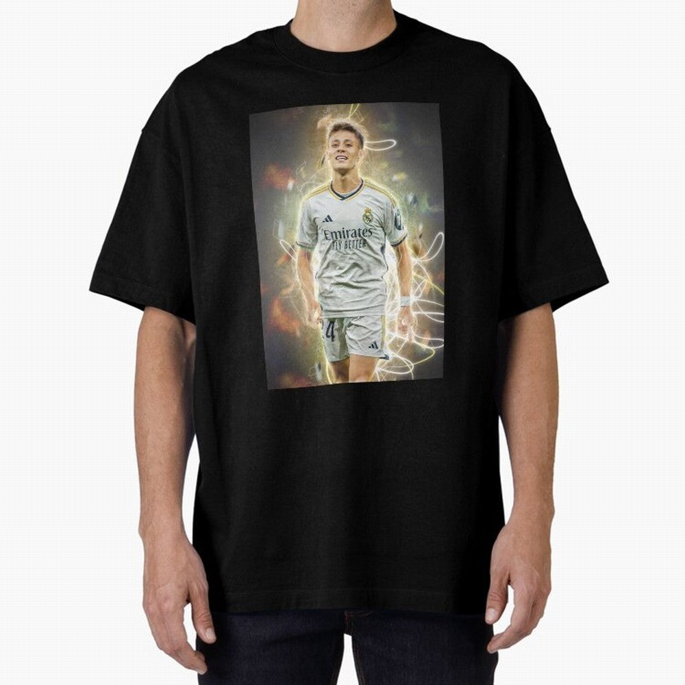 Arda Guler Oversized T-Shirt Bring Match Day Fire to FIFA World Cup 2026 Spirit, with Portugal, Mbappe, Vintage Soccer Flavor, Modern Football Stars, National Flags and Final Night Emotion; Built for Supporters Chasing Trophy Dreams, Final Match
