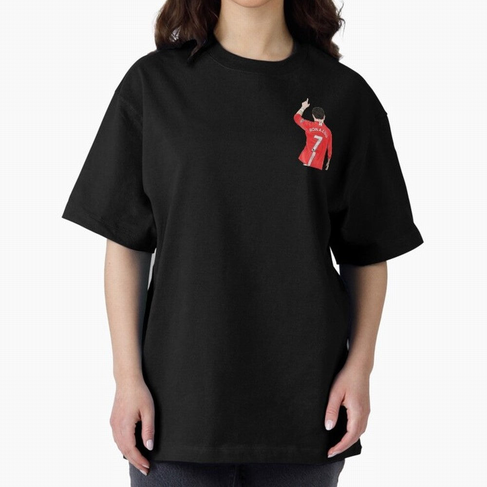Cristiano Ronaldo CR7 Oversized T-Shirt Show Support during FIFA World Cup 2026 USA Canada Mexico for Fans of Messi and Cristiano Ronaldo and Argentina, Bringing Soccer Culture, Superstar Moments, National Team Dreams and Competitive Fire; Ideal