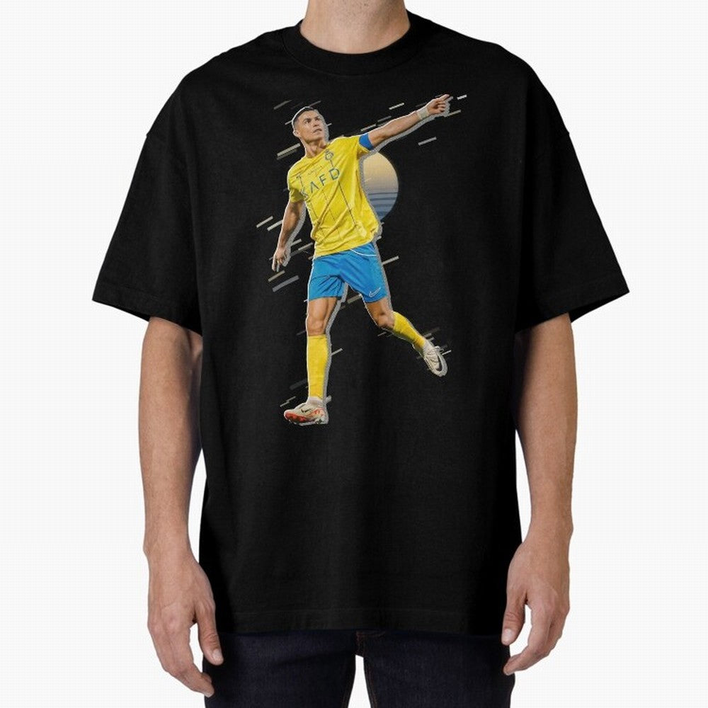 Ronaldo al nassr Oversized T-Shirt Bring Supporter Culture to FIFA World Cup 2026 Group Stage Inspired by Haaland and Mbappe, England Energy, Champion Mindset, Group Stage Buzz, Knockout Tension and Passionate Fan Culture; Perfect for Fans,