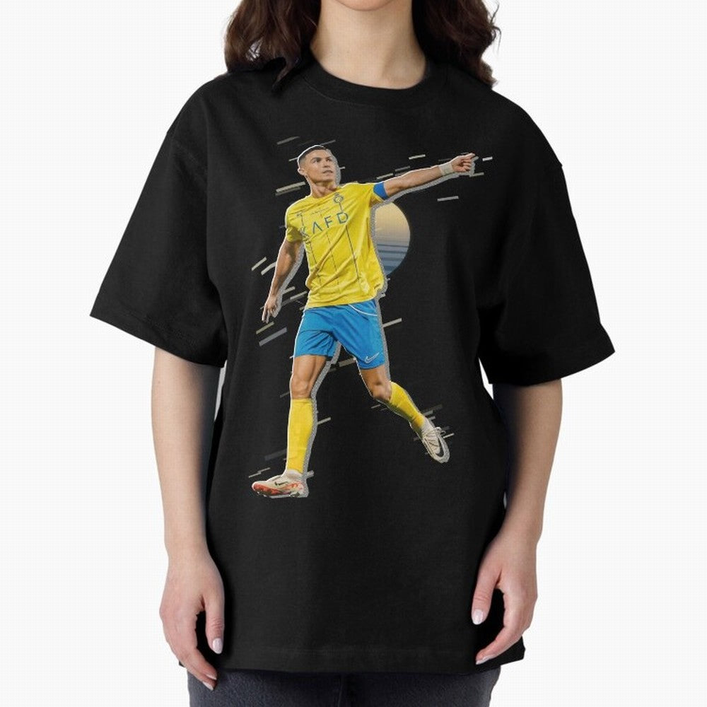 Ronaldo al nassr Oversized T-Shirt Bring Supporter Culture to FIFA World Cup 2026 Group Stage Inspired by Haaland and Mbappe, England Energy, Champion Mindset, Group Stage Buzz, Knockout Tension and Passionate Fan Culture; Perfect for Fans,