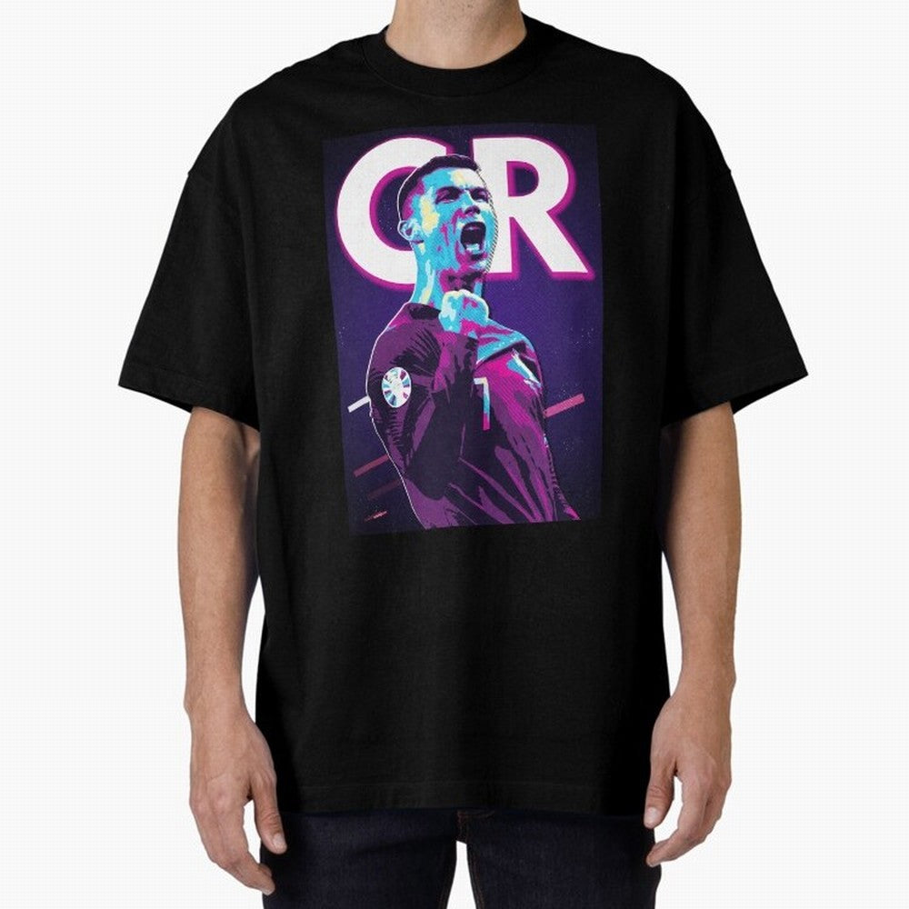 Ronaldo Oversized T-Shirt Represent the FIFA World Cup 2026 Group Stage Journey through Haaland and Mbappe Highlights, Germany Pride, Stadium Memories, Football Loyalty, International Chants and Championship Tradition; Made for Collectors Who Enjoy