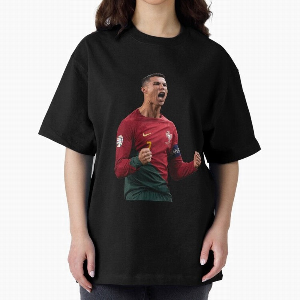 Cristiano Ronaldo T-Shirt Oversized T-Shirt Support Your Favorite Stars during FIFA World Cup 2026 with Cristiano Ronaldo, Haaland and CR7, Argentina Energy, Champion Mindset, Group Stage Buzz, Knockout Tension and Passionate Fan Culture; Ideal for