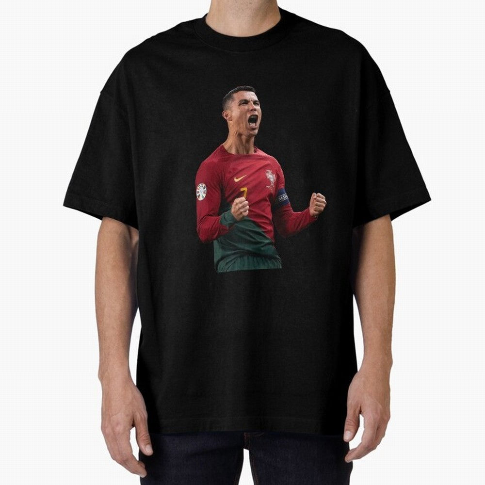 Cristiano Ronaldo T-Shirt Oversized T-Shirt Support Your Favorite Stars during FIFA World Cup 2026 with Cristiano Ronaldo, Haaland and CR7, Argentina Energy, Champion Mindset, Group Stage Buzz, Knockout Tension and Passionate Fan Culture; Ideal for