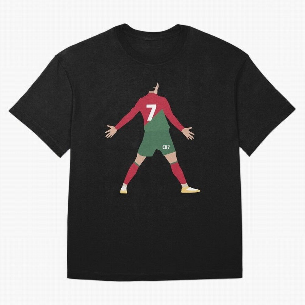 Cristiano Ronaldo illustration Oversized T-Shirt Join the Countdown to FIFA World Cup 2026 USA Canada Mexico with Cristiano Ronaldo, Haaland and CR7, Brazil Energy, Game Day Rituals, Football Legends, Country Pride and the Road to the Final; Ideal