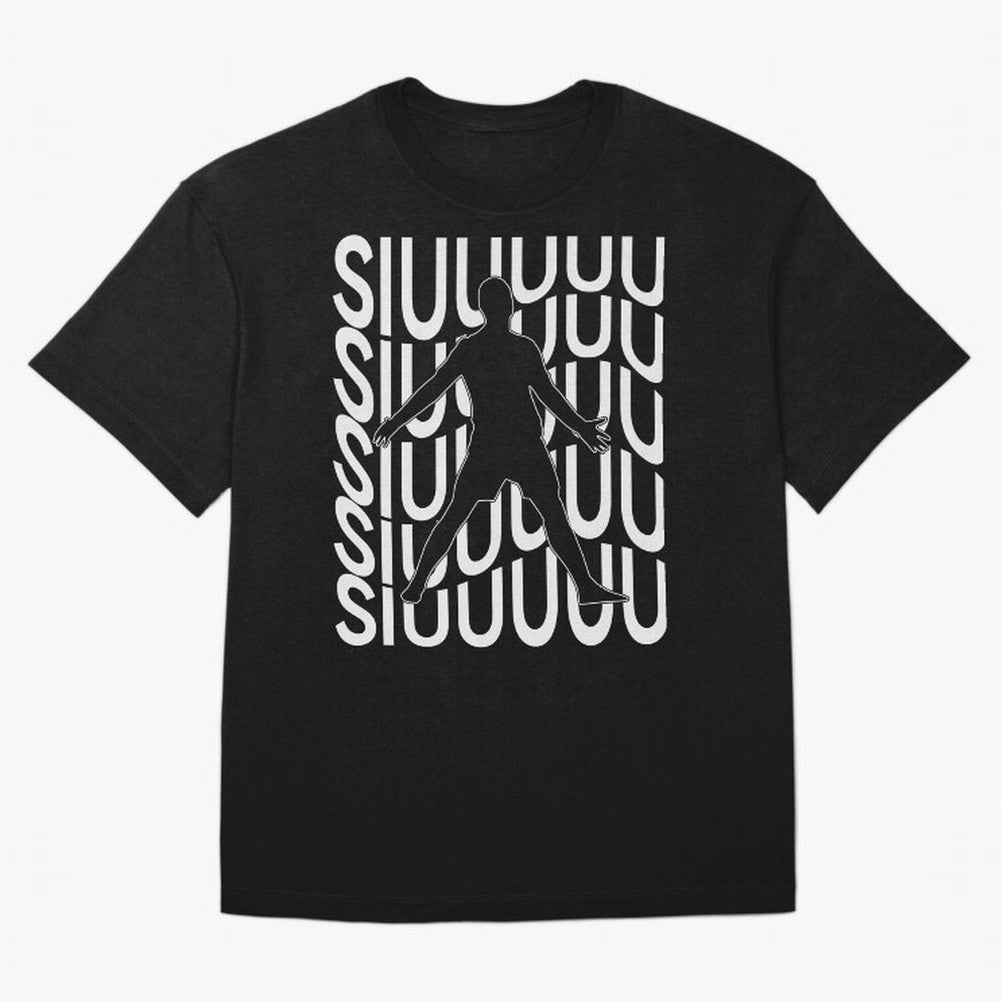 Siuuuuu Cute Soccer Present For Soccer Lovers Fan Kid's Boys Oversized T-Shirt Make the Season About Match Day Hype around FIFA World Cup 2026 USA Canada Mexico, Haaland, France, Sports Nostalgia, International Competition, Famous Players and