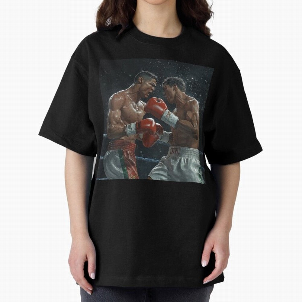 Cristiano Ronaldo vs Alvarez Canelo: Gaming Duel Between Legends Oversized T-Shirt Celebrate the Next Chapter of FIFA World Cup 2026 USA Canada Mexico Spirit, Capturing Argentina and Brazil, CR7 and Messi, Soccer Culture, Superstar Moments,