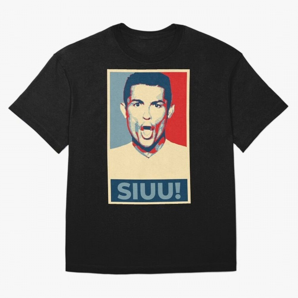 Ronaldo Siuu! - Hope Oversized T-Shirt Honor Champions and Dreams in Match Day Hype around FIFA World Cup 2026 Group Stage, Cristiano Ronaldo, Haaland and CR7, Spain, Tournament Hype, Historic Matchups, Family Viewing Parties and Global Sports