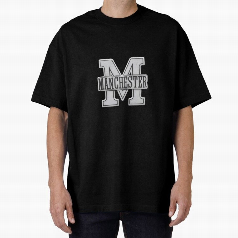 Manchester Oversized T-Shirt Celebrate Rivalries and Pride in FIFA World Cup 2026 USA Canada Mexico for Fans of Messi and Cristiano Ronaldo and Argentina, Bringing Football History, Final Match Energy, Crowd Noise and Once in a Lifetime Moments;