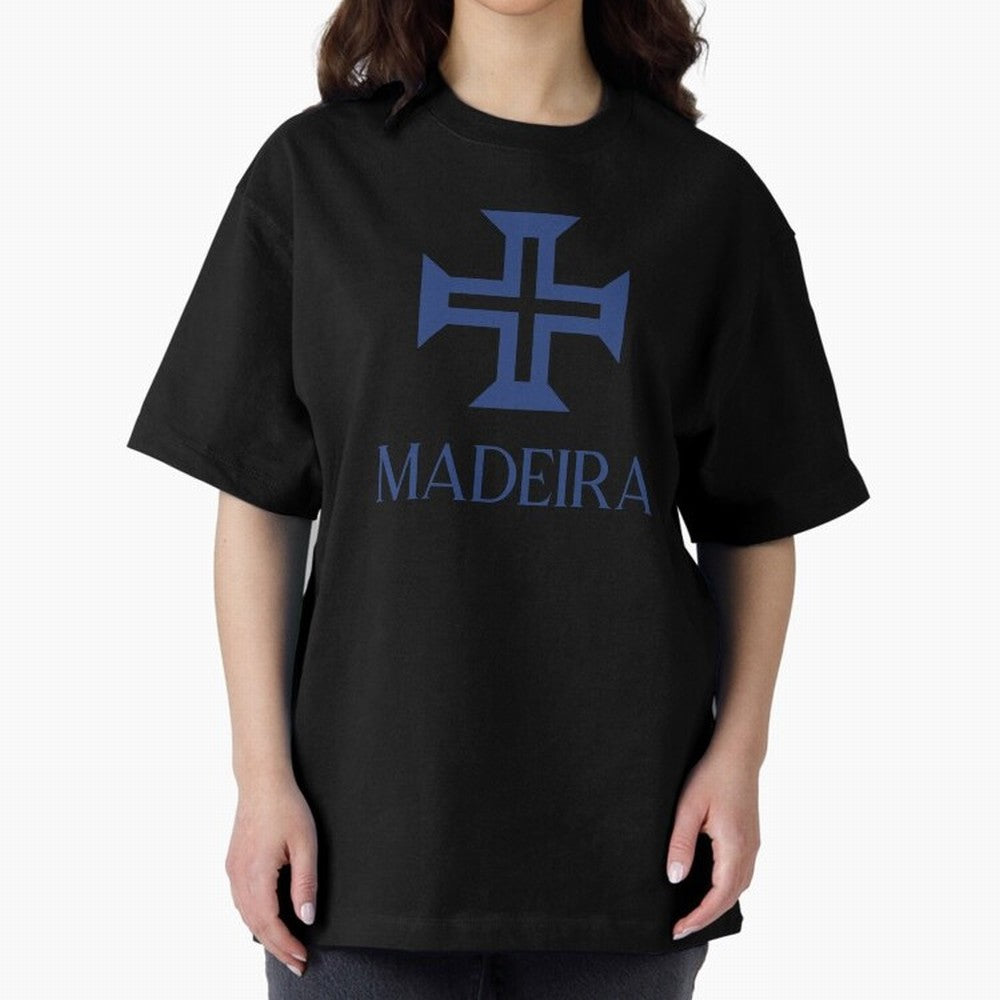 Madeira blue Oversized T-Shirt Join Supporters Worldwide for FIFA World Cup 2026 Inspired by CR7, Argentina and Brazil Energy, Supporter Pride, Iconic Celebrations, Legendary Names and Global Match Day Energy; Ideal for Passionate Fans Who Love