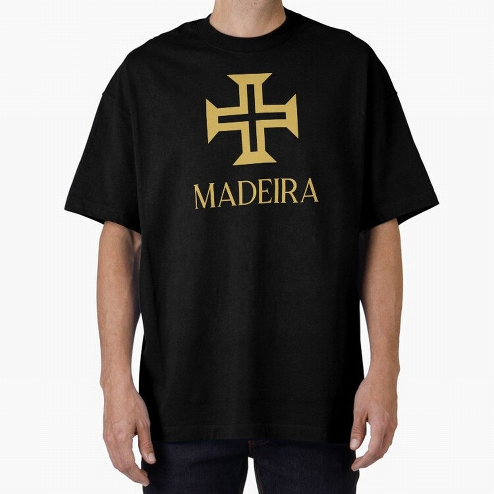 Madeira gold Oversized T-Shirt Step into Match Day Hype around FIFA World Cup 2026 USA Canada Mexico, Messi, France, Champion Mindset, Group Stage Buzz, Knockout Tension and Passionate Fan Culture; Ideal for Passionate Fans Who Love Underdog
