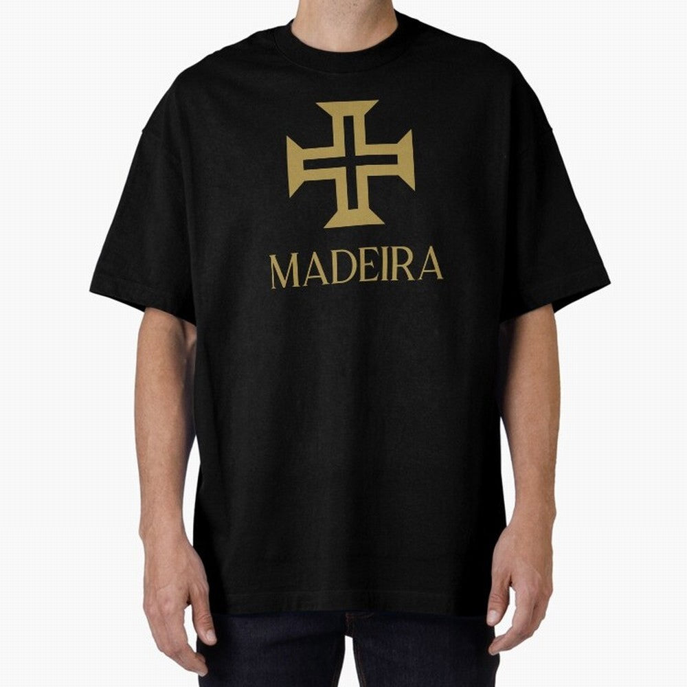 Madeira gold b Oversized T-Shirt Celebrate Golden Goal Energy in FIFA World Cup 2026 USA Canada Mexico for Fans of Mbappe and Neymar and England and Germany, Bringing Game Day Rituals, Football Legends, Country Pride and the Road to the Final;