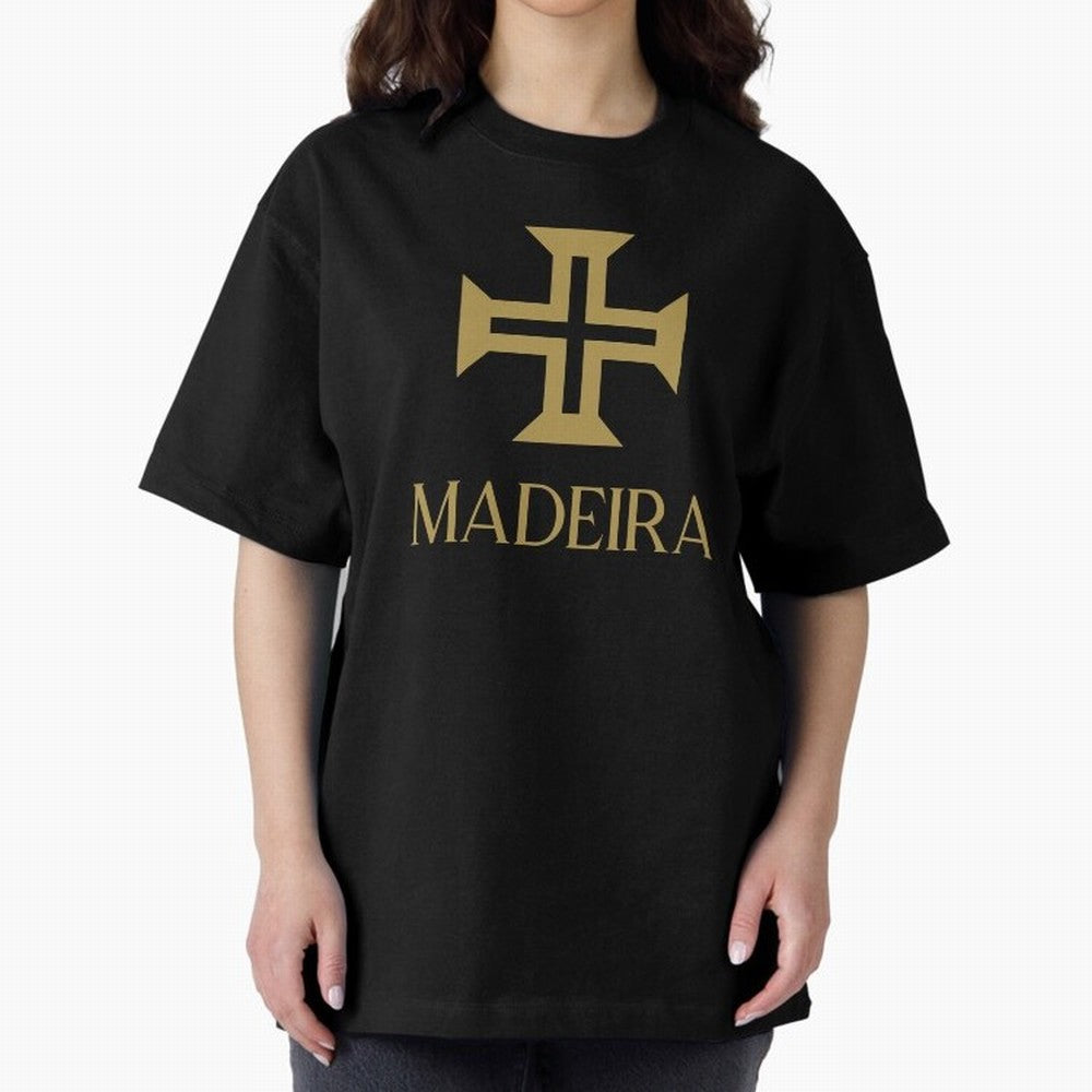 Madeira gold b Oversized T-Shirt Celebrate Golden Goal Energy in FIFA World Cup 2026 USA Canada Mexico for Fans of Mbappe and Neymar and England and Germany, Bringing Game Day Rituals, Football Legends, Country Pride and the Road to the Final;