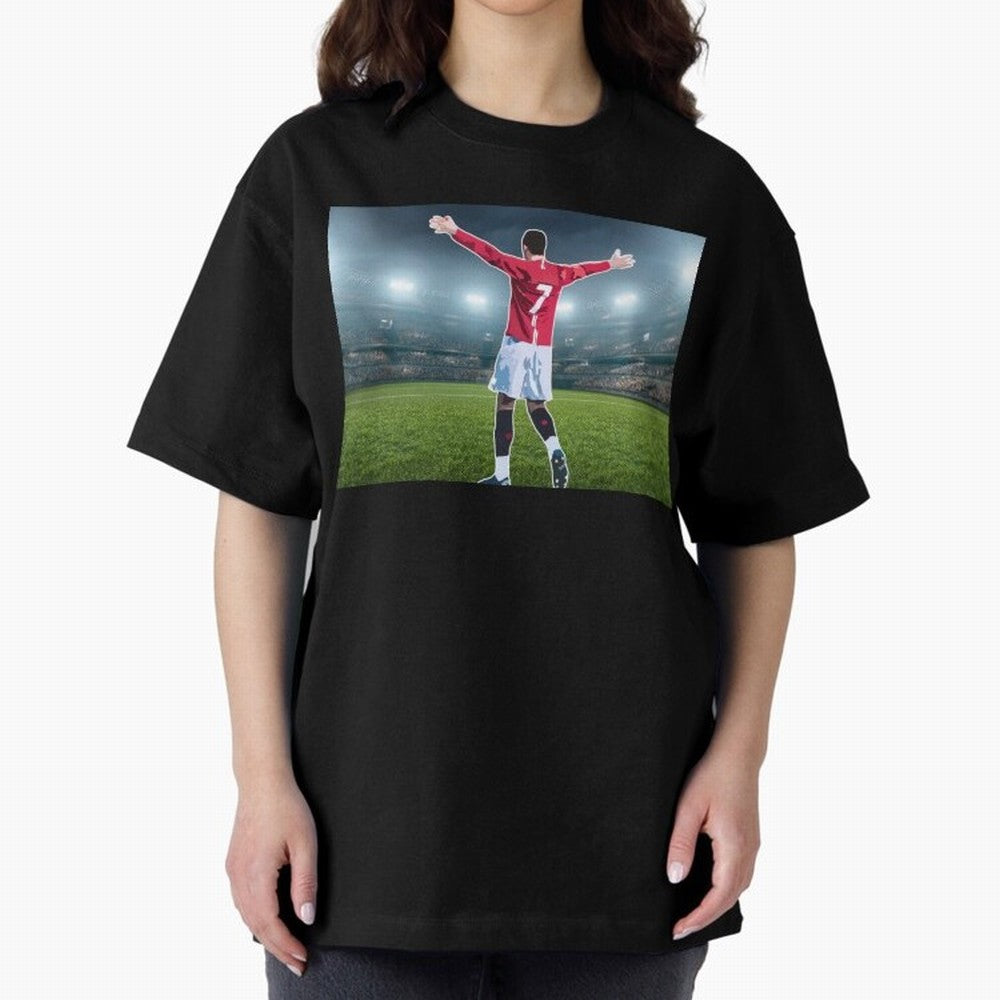 Ronaldo Oversized T-Shirt Follow the Road to Global Football Passion for FIFA World Cup 2026 Group Stage, Centered on Cristiano Ronaldo, Haaland and CR7, Portugal, Game Day Rituals, Football Legends, Country Pride and the Road to the Final; Ideal