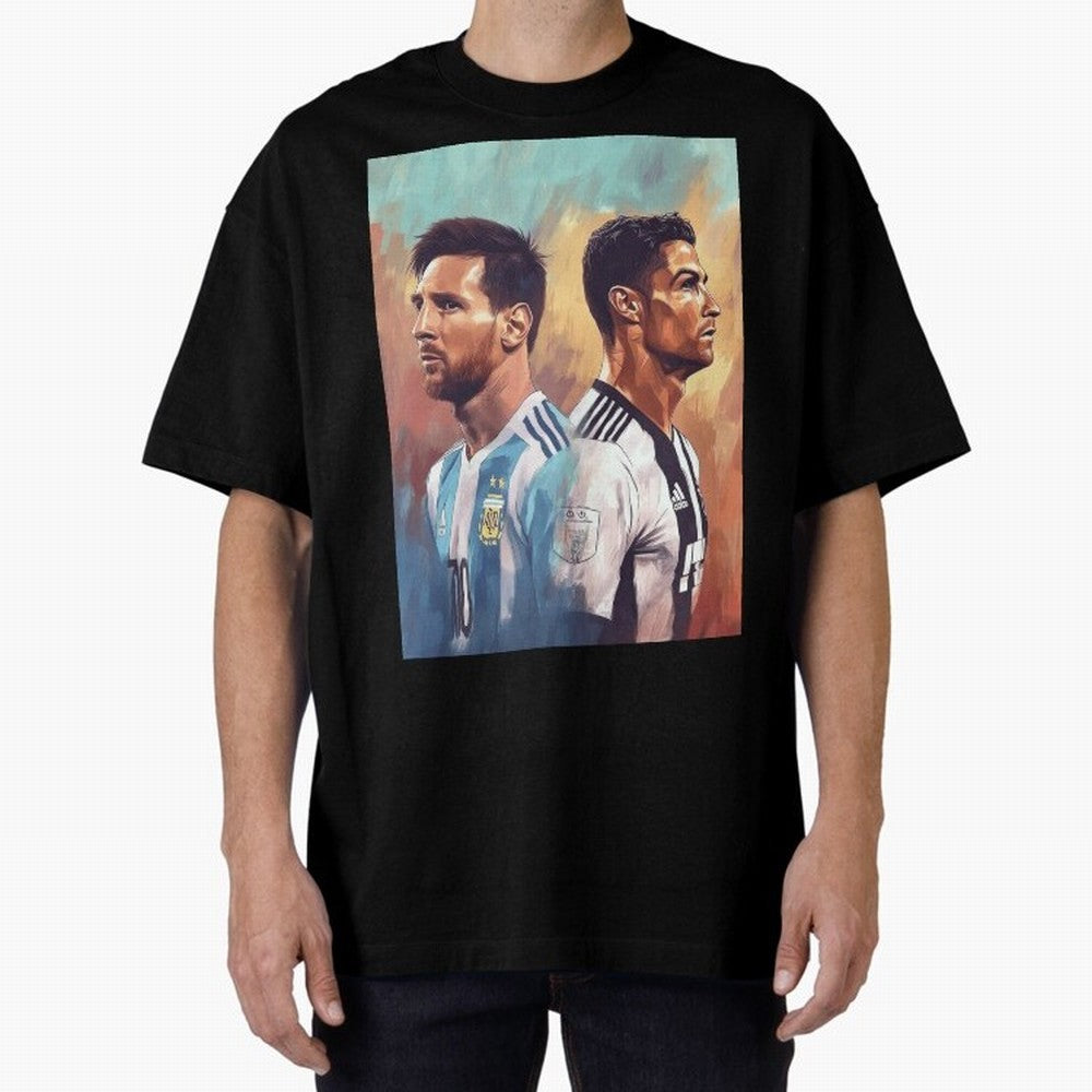 Lionel Messi and Cristiano Ronaldo Oversized T-Shirt Turn Every Weekend Toward Global Football Passion for FIFA World Cup 2026 Group Stage, with Mbappe, Spain and Netherlands, Stadium Chants, National Pride, Trophy Dreams and Unforgettable Football